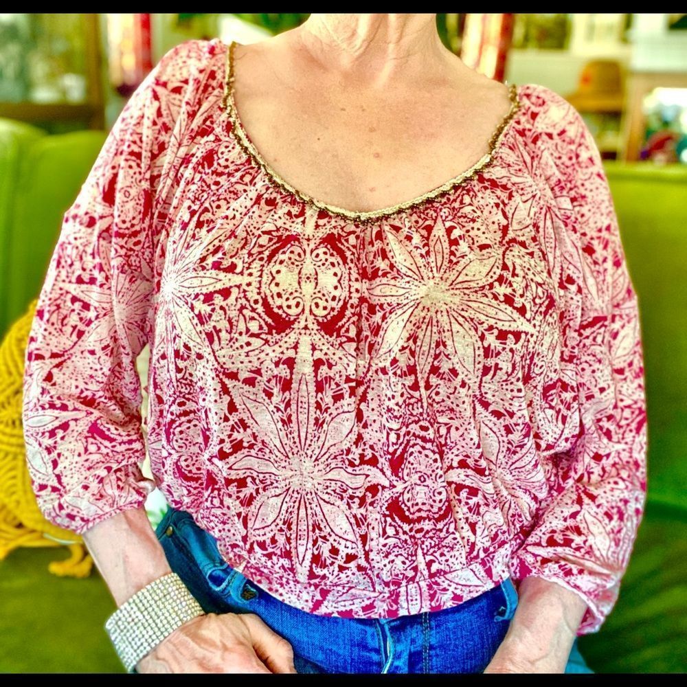 Free People Boho Crop Top